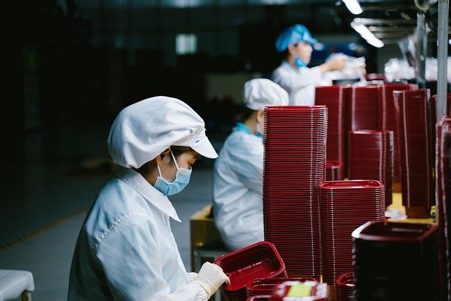 worker, woman, mask, face mask, medical mask, portrait, factory, factory worker, occupation, asian, asian woman, worker, factory, factory, factory, factory, factory, factory worker